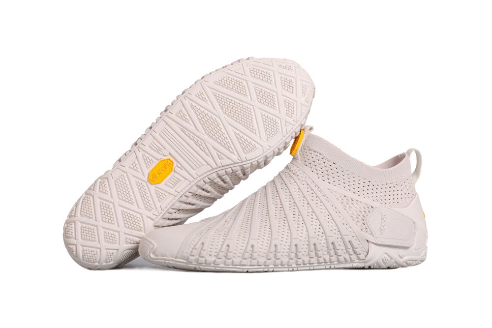 Vibram Furoshiki Womens Knit High - Shoes White - BXY284719